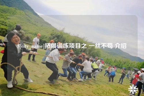 合肥拓展训练项目之 一丝不苟 介绍